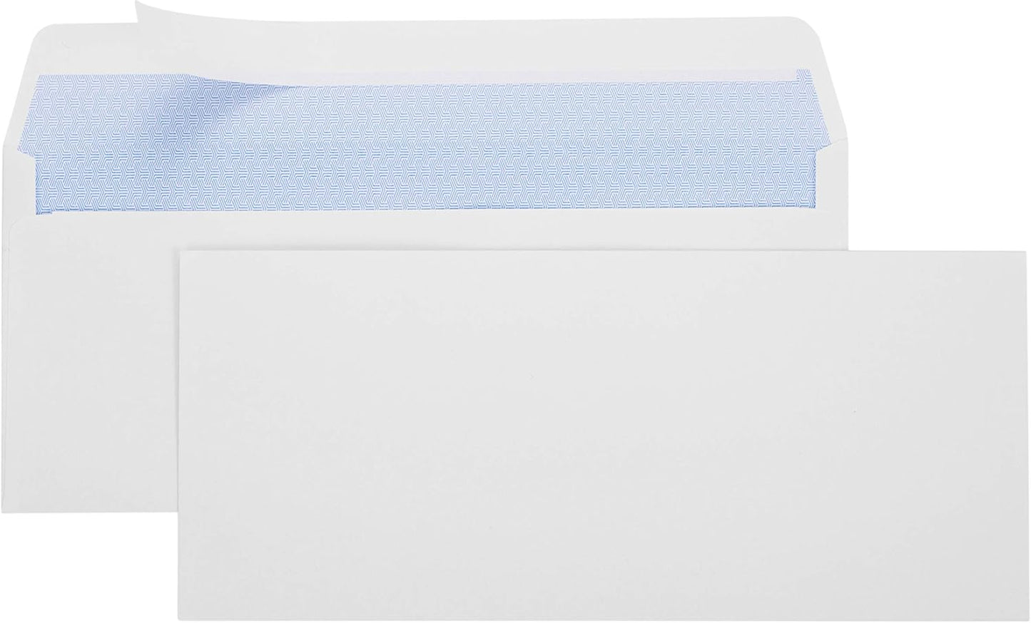500#10 Envelopes SELF SEAL Business Envelope Windowless Design, Security Tint Pattern for Secure Mailing, Invoices, Statements & Legal Document Mailing Envelopes, 4-1/8 x 9-1/2"- White