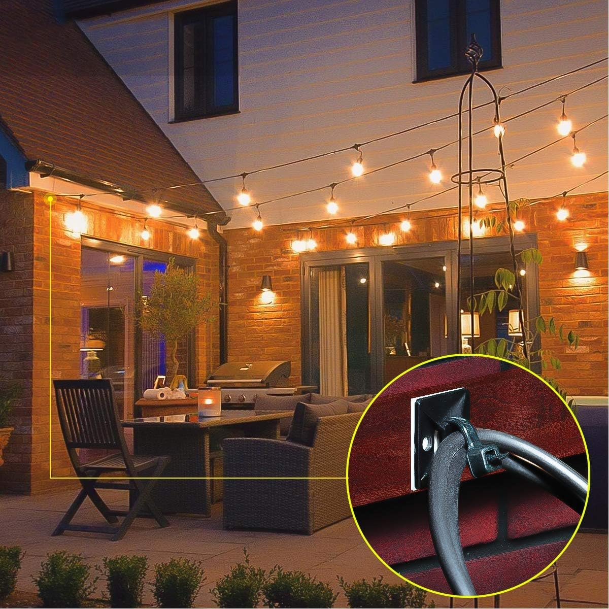 200pcs 3/4" Back-Glue Self Adhesive White Strong Cable Zip Tie Mounts with 8" Ties, Screws, Outdoor Sticky Wire Fasteners Cable Clips Management Anchors Organizer Holders Squares