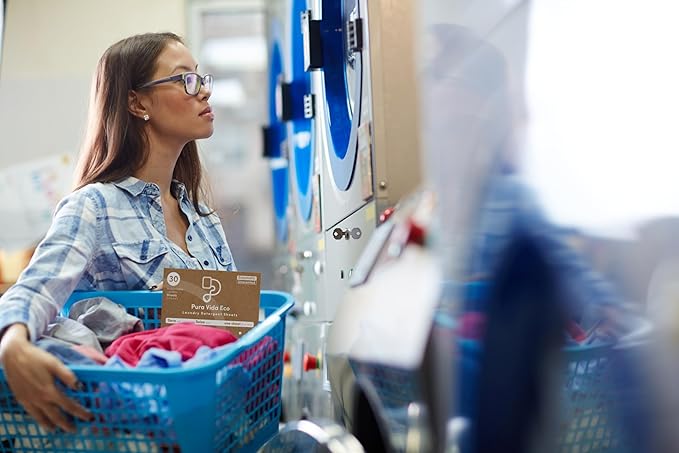 Laundry Detergent Sheets - 90 Sheets (up to 180 Loads) - Unscented - Ideal for Travel, Baby Clothes - Compact, Liquidless, Hypoallergenic, Eco-Friendly, Plastic-Free Solution