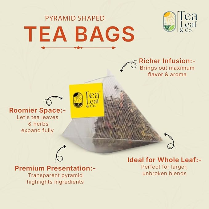 Lemon Ginger Green Tea Bags (50 Count), Green Tea with Orange Peel, Black Pepper & Mint Extract, Caffeinated, Real and Natural Green Tea, Blended with Fresh Herbs and Spices, Gluten Free