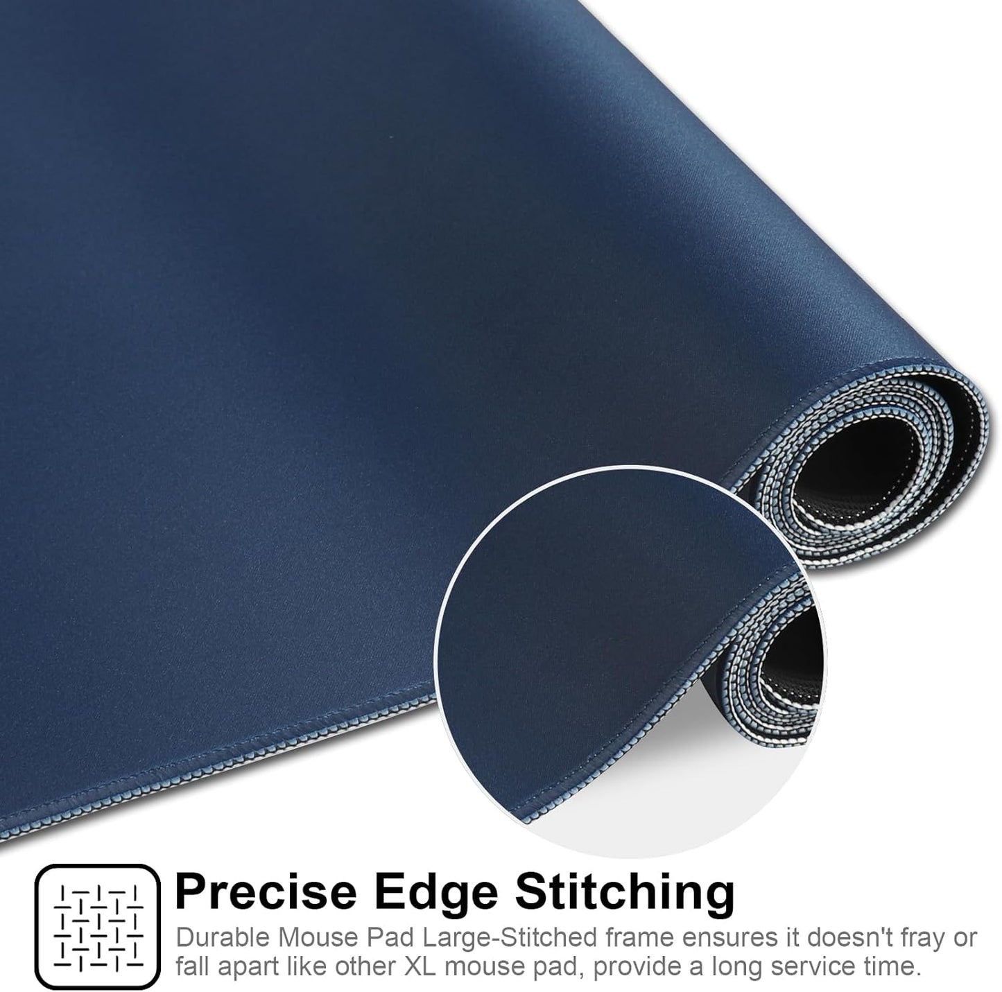 XXL Gaming Mouse Pad 35.4x15.7 Professional Large Mouse Pad & Computer Game Mouse Mat-90x40 Darkblueus