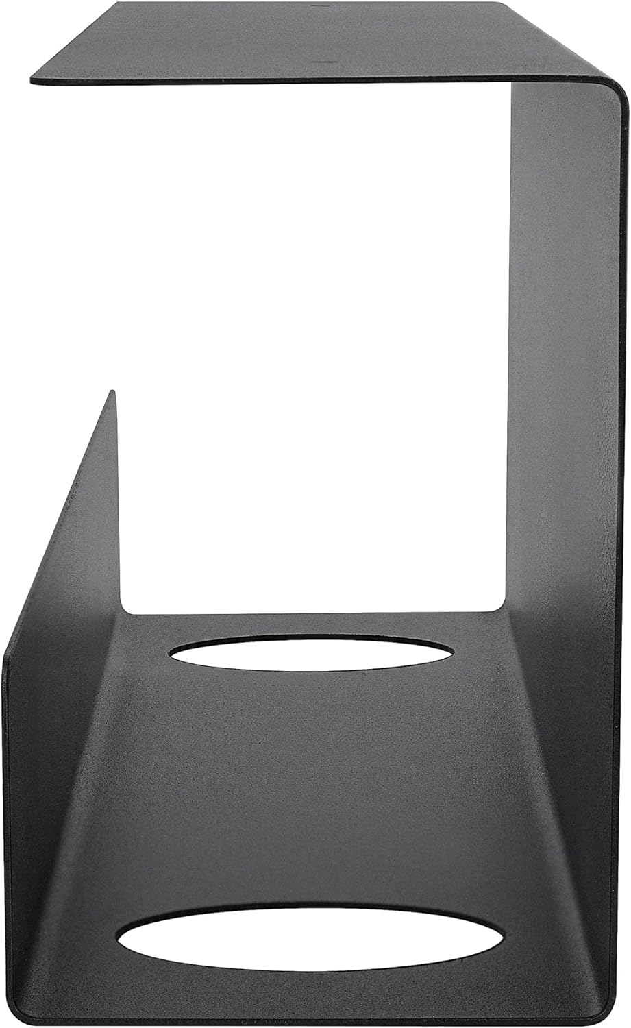 ZhiYo Under Desk Cable Management Tray 17 Inch, 2 Pack Sturdy Metal Cable Tray Under Desk, Desk Cord Management Tray, Under Table Cable Management Basket, Under Desk Wire Management Tray, Black