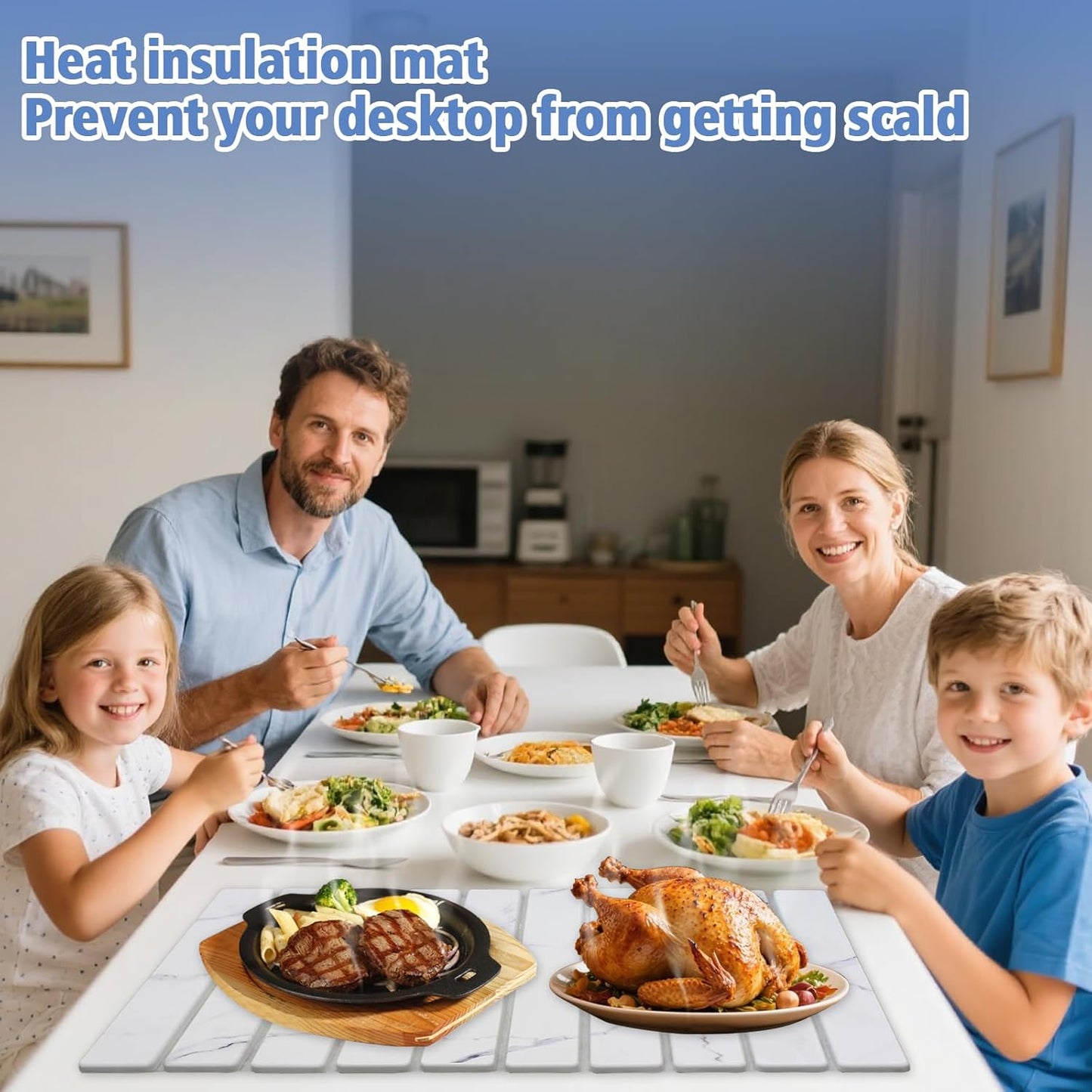 Stone Dish Drying Mat for Kitchen Counter, 24×16" Diatomaceous Earth Drying Stone Mat, Foldable Quick Dry Kitchen Stone Mat for Countertops, Bathroom, Sink & Home Decor, Marble