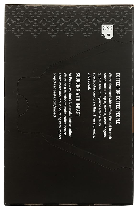 Peet's Coffee House K Cup Coffee Pods for Keurig Brewers, Dark Roast, 10 Pods, 4.4 oz