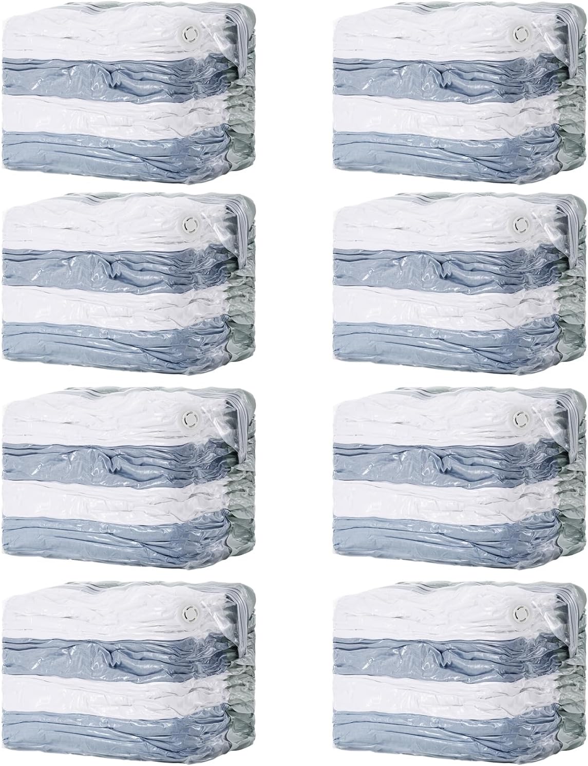 TAILI 8 Pack Vacuum Storage Bags Space Saver, Jumbo Cube 31x40x15 Inch, Extra Large Vacuum Sealed Bags for Comforters Blankets, Bedding, Clothes, Duvets, Closet Organization