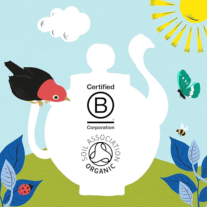 Clipper Tea, Organic Decaf, Plant-Based, Decaffeinated Black Tea, Great Over Ice, 4 Pack, 320 Unbleached Tea Bags