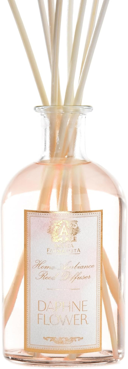 Antica Farmacista Home Ambiance Diffuser - Long-Lasting Reed Scent Diffuser - Luxury Room Freshener Gift - Daphne Flower, 8.45 fl oz