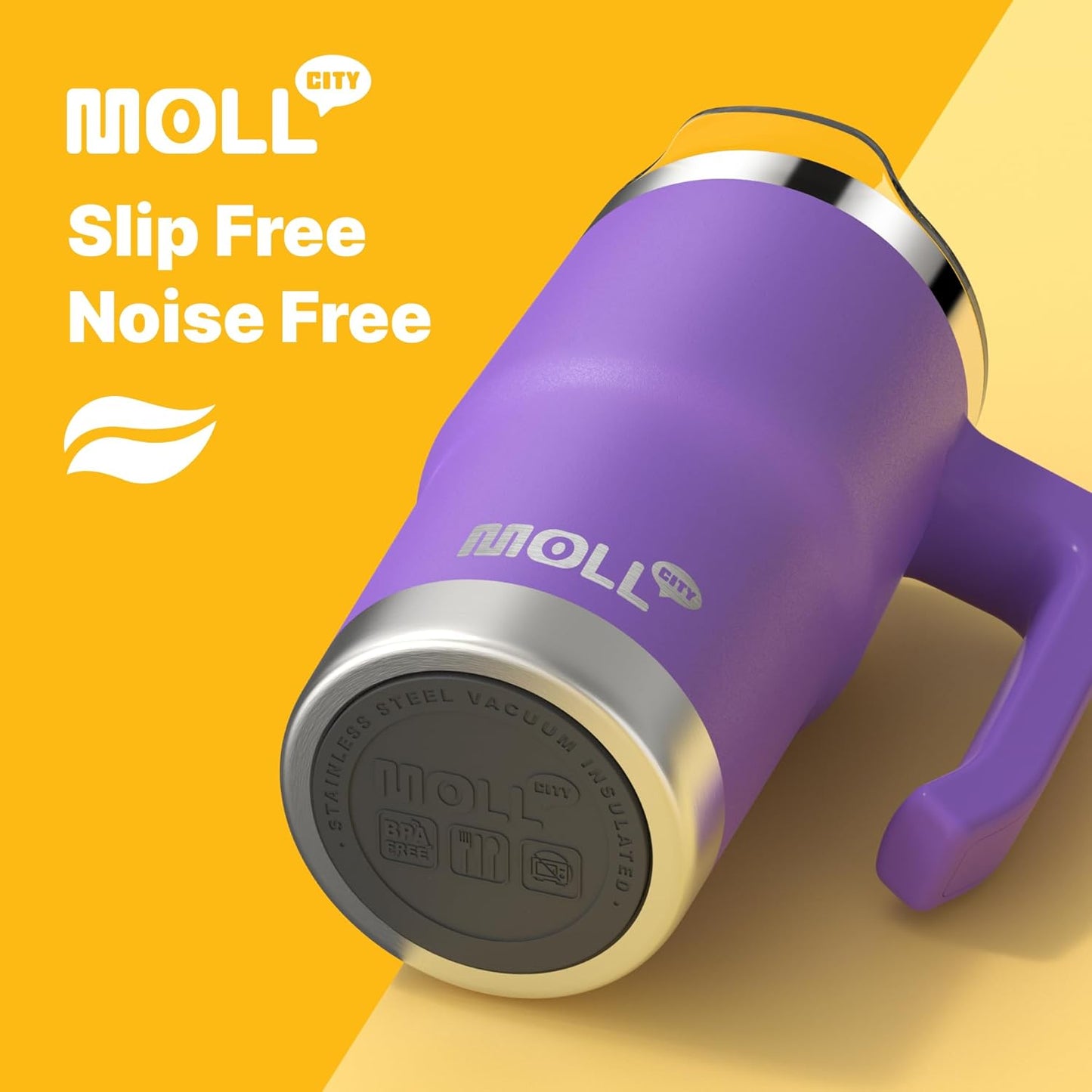 Kids Tumbler-16 oz Stainless Steel Double Wall Vacuum Insulated Tumbler Cup with Lid and Straw Travel Coffee Mug with Handle(Hot Pink)