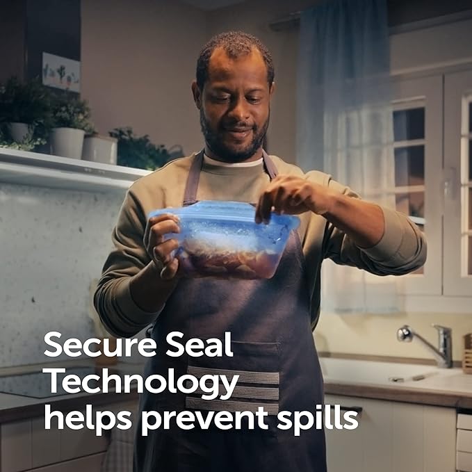 Ziploc Endurables Medium Pouch, 2 Cups, Reusable Silicone Bags and Food Storage Meal Prep Containers for Freezer, Oven, and Microwave, Dishwasher Safe (Pack of 4)