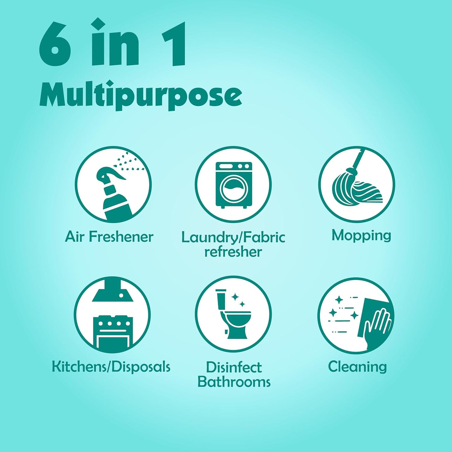 Naturally Preformed Enzyme Cleaner, Enzyme Solution, Multi-Purpose Cleaner, Laundry Additive, and More - Concentrate - Original Scent - 64oz