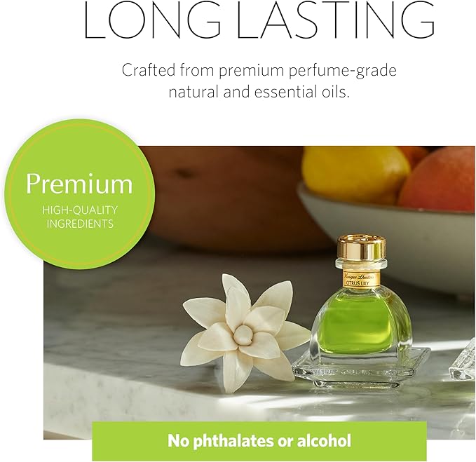 AGRARIA AirEssence & PetiteEssence Flower and Reed Diffuser Set, Luxury Home Fragrance Set, Scented Oil Reed Diffuser Gift for All Occasions