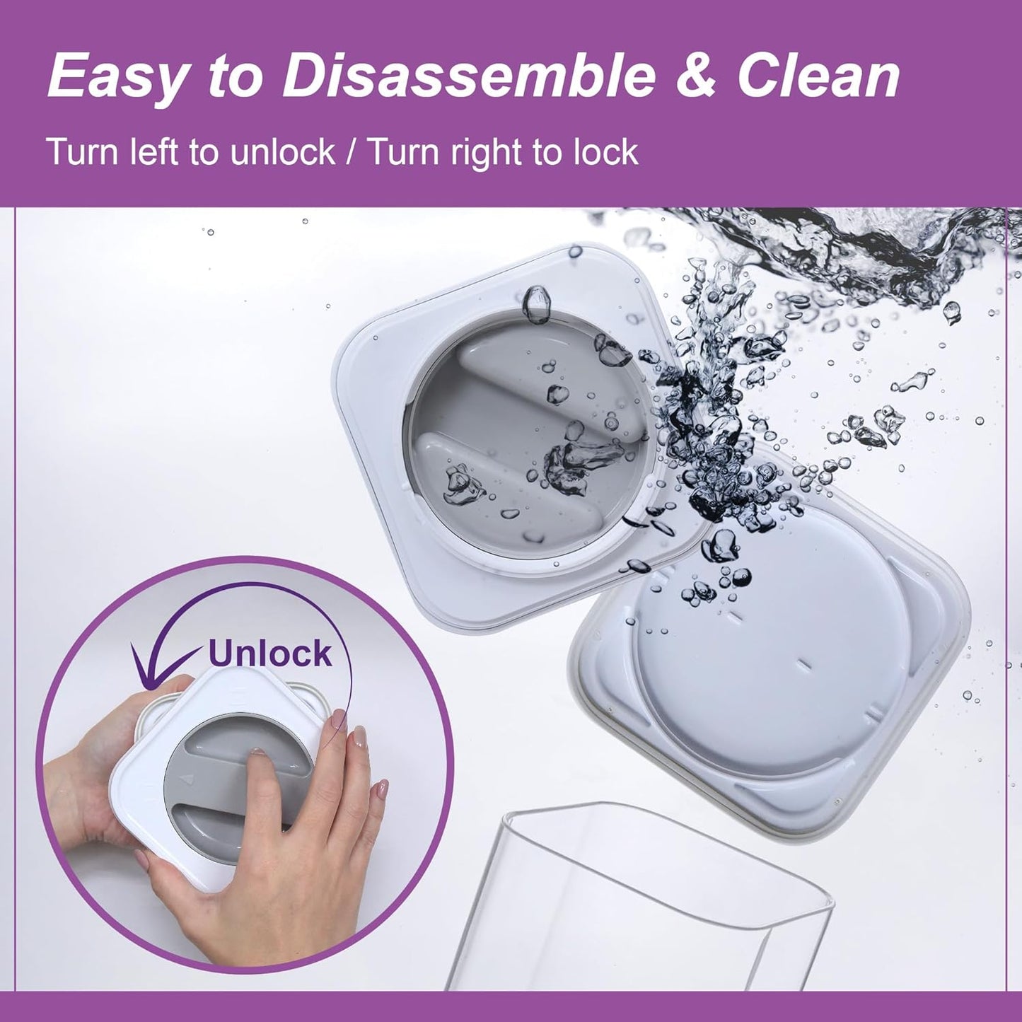 Amazing Abby - Carol - Acrylic Canister (4-Piece Set), 48/72/96/112-Ounce Capacity, Plastic Airtight Food Container, Stackable, BPA-Free, Shatter-Proof, Perfect for Home and Commercial Use