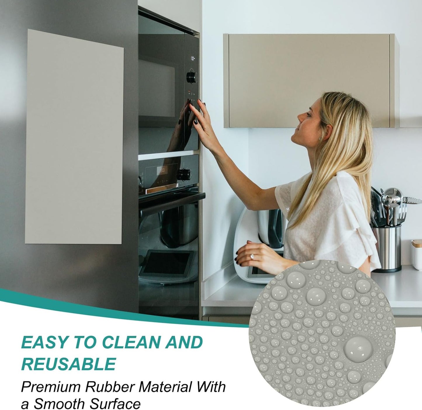 PATIKIL Magnetic Dry Erase Board Sheet for Fridge, 6 Pcs 12 x 8 Inch Erasable Refrigerator Whiteboard for Kitchen for Home Kitchen Organizer Planner Office Storage, Gray (0.6mm)