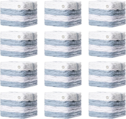 TAILI 12 Pack Vacuum Storage Bags, Jumbo Cube 31x40x15 Inch, Extra Large Vacuum Seale Bags for Comforters Blankets, Bedding, Clothing, Space Saver Closet Organization, Clear