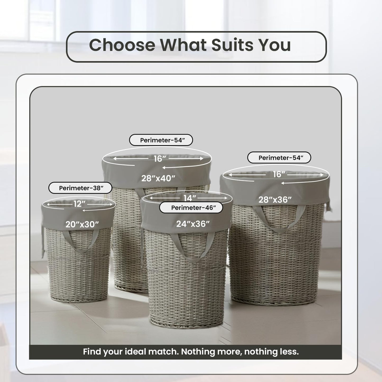 LFH Home Cotton Canvas Large Laundry Bag with Handle, Heavy Duty Drawstring Closure Washable Laundry Bags, School Travel, Home, Hotel, College Dorm, Organizer Sack, Toys Clothes 24x36 (Pack of 6)-Grey