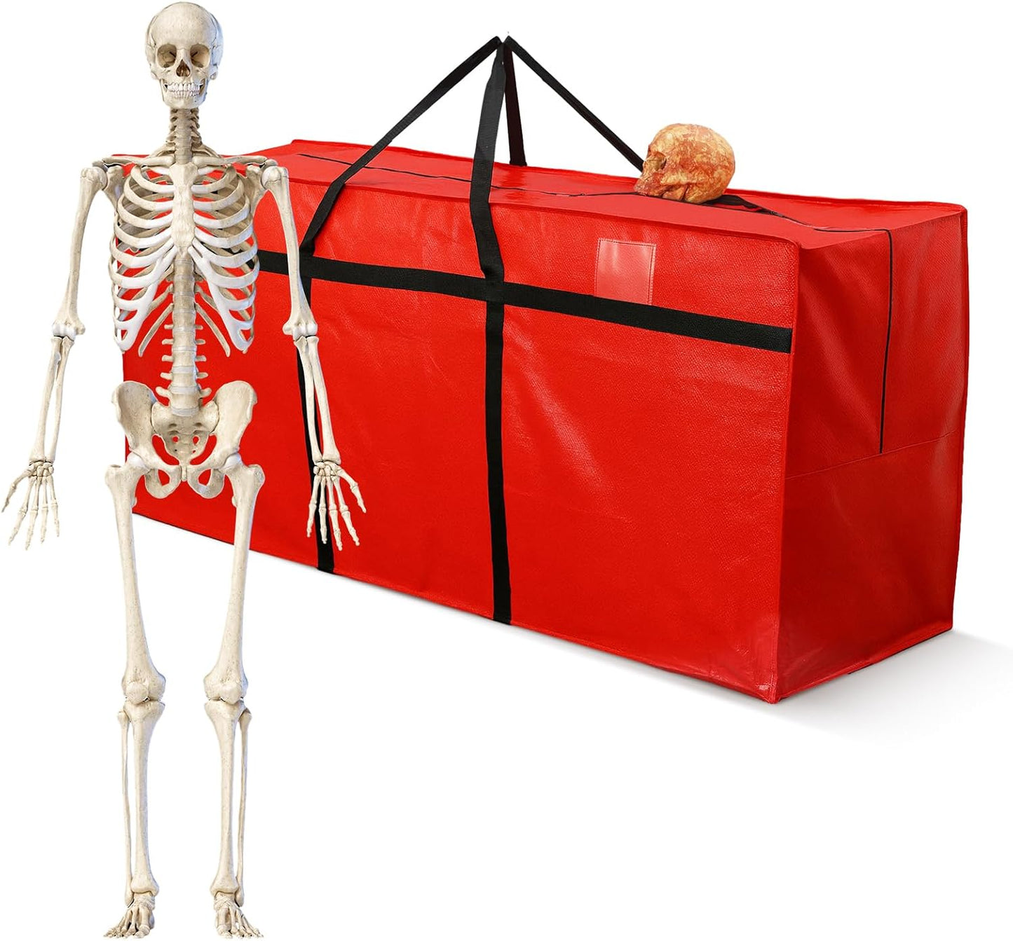 4 Pcs 176 Gallon Large Moving Bags with Zipper and Handles Foldable Storage Duffle Bags Heavy Duty Extra Large Totes for College Dorm Travel Clothes Blankets Bedding Moving (Red)