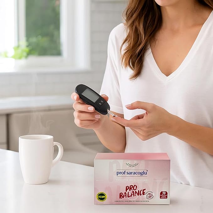 Prof Saracoglu Pro Balance Mixed Herbal Tea | Caffeine-Free Tea Bags | Blood Pressure Tea & Blood Sugar Tea for Healthy Blood Pressure & Blood Sugar Support | 20 Counts Mixed Herbal Tea Bags