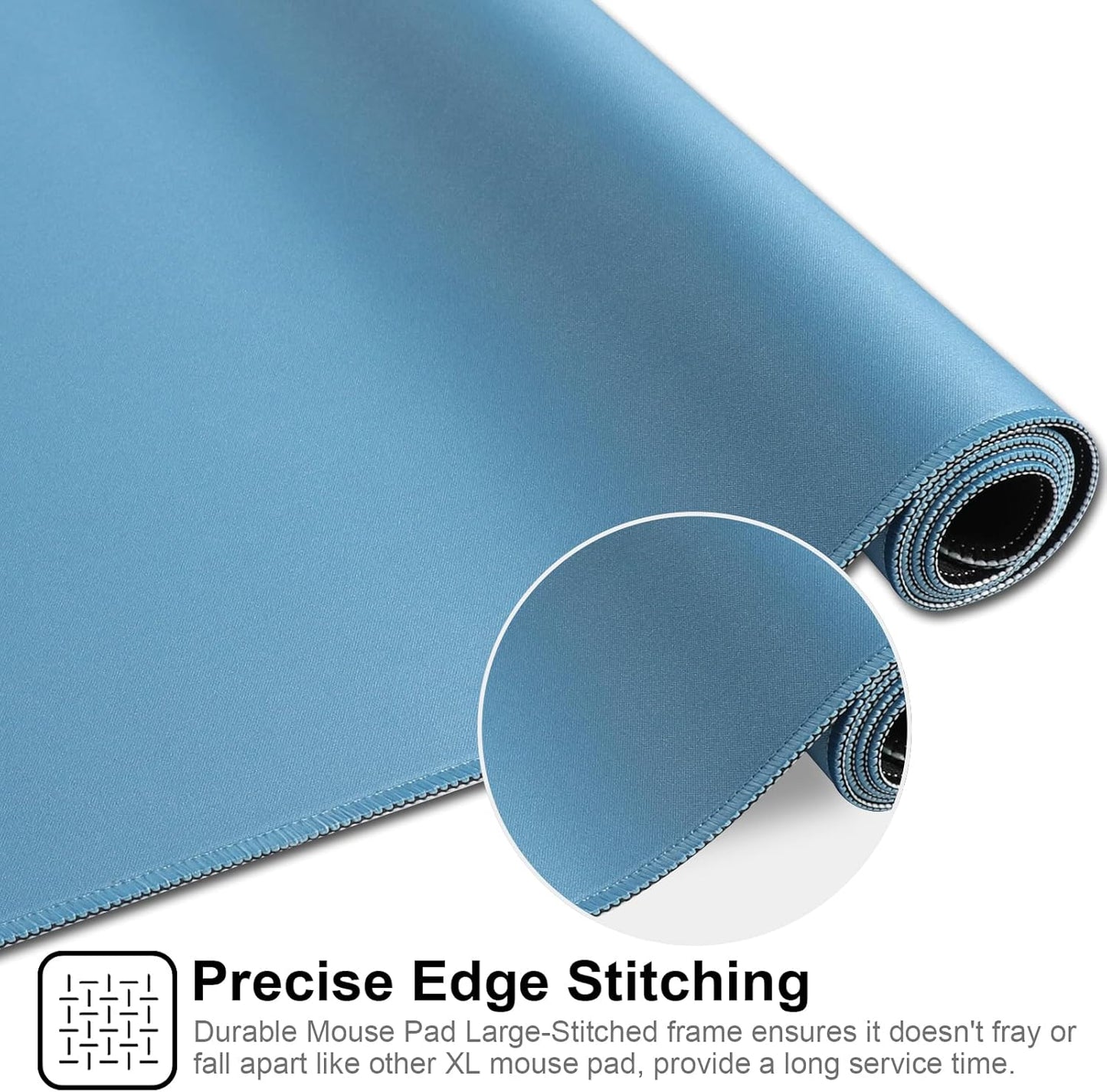 XXL Gaming Mouse Pad 35.4x15.7 Professional Large Mouse Pad & Computer Game Mouse Mat-90x40 Iceblueus