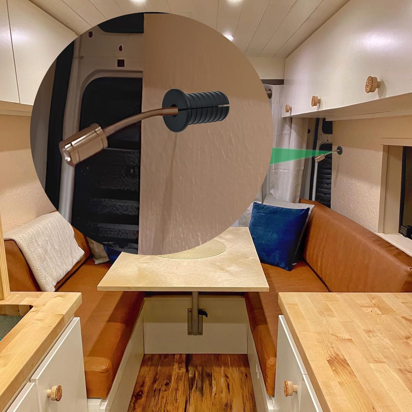 2pc Starlink Cable Grommet 3/4" Silicone Anti-Slip Waterproof Wall Hole Pass Through Split Cable Bushings for TV Wire Ethernet Cord, Starlink Cable Routing Kit Accessories,38mm/1.5"Ht, White