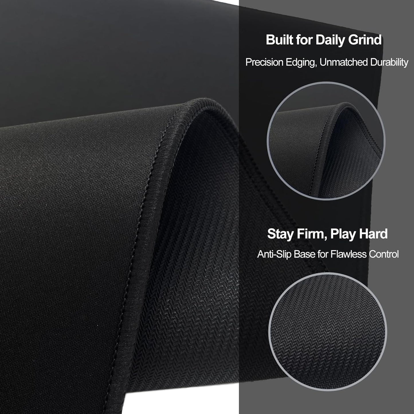 XXL Gaming Mouse Pad 31.5x15.7 Professional Large Mouse Pad & Computer Game Mouse Mat-80x40 blackus