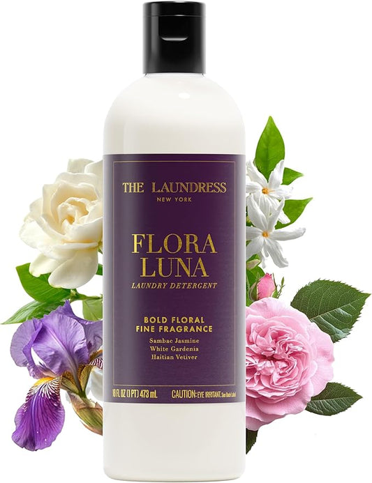 The Laundress Flora Luna Luxury Laundry Detergent, Long-lasting Fragrance up to 7 Days of Scent, BioRadiance Enzyme Technology, Keep Clothes Vibrant for Longer, USDA Biobased, 15 Loads