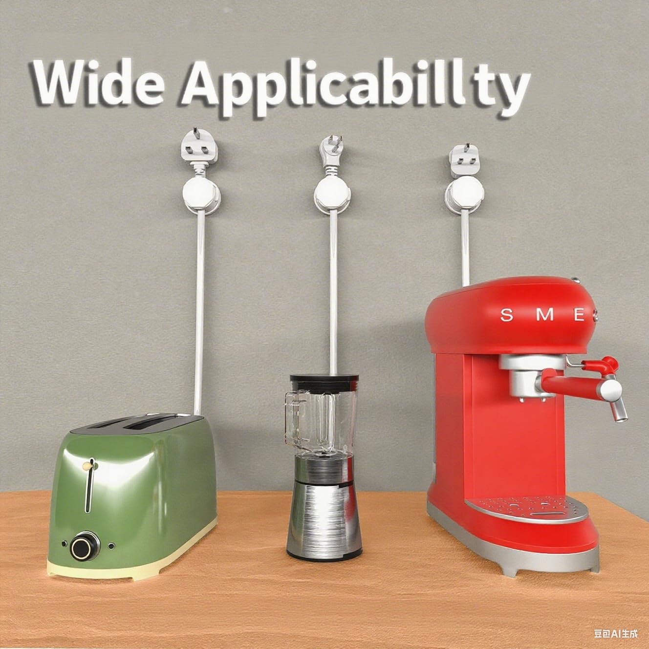 6 Pack Magnetic Cord Clips, 360° Rotatable Adjustable Cable Organizer, Strong Adhesive Wire Holders for Desk, Wall, Car, Nightstand, Home Office & Under Desk Cable Managemen