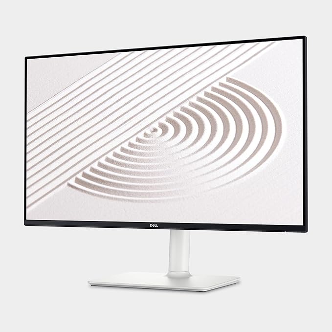 Dell S2425HS Monitor - 23.8 Inch, FHD (1920x1080) Display, 100Hz Refresh Rate 1500:1 Contrast Ratio, TÜV Rheinland Eye Comfort 4 Star, Integrated 2x5W Speaker, Height/Tilt/Swivel/Pivot - Ash White