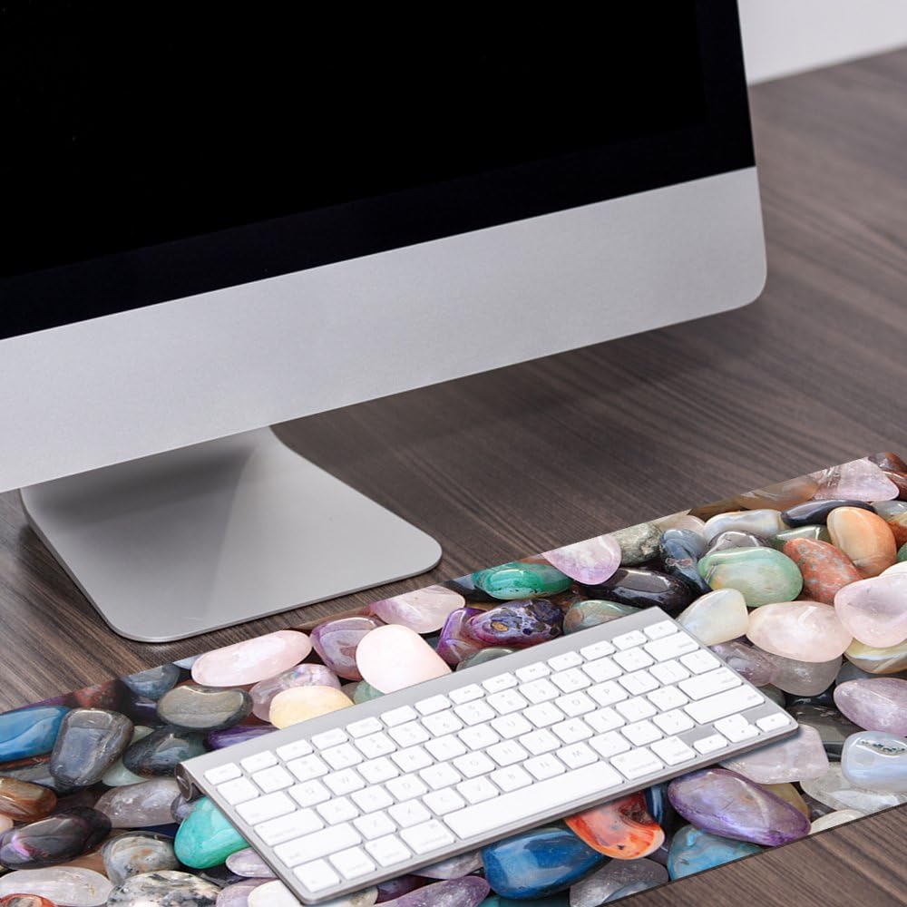 XXL Professional Large Mouse Pad & Computer Game Mouse Mat (35.4x15.7x0.1IN, 90x40 Cobble)