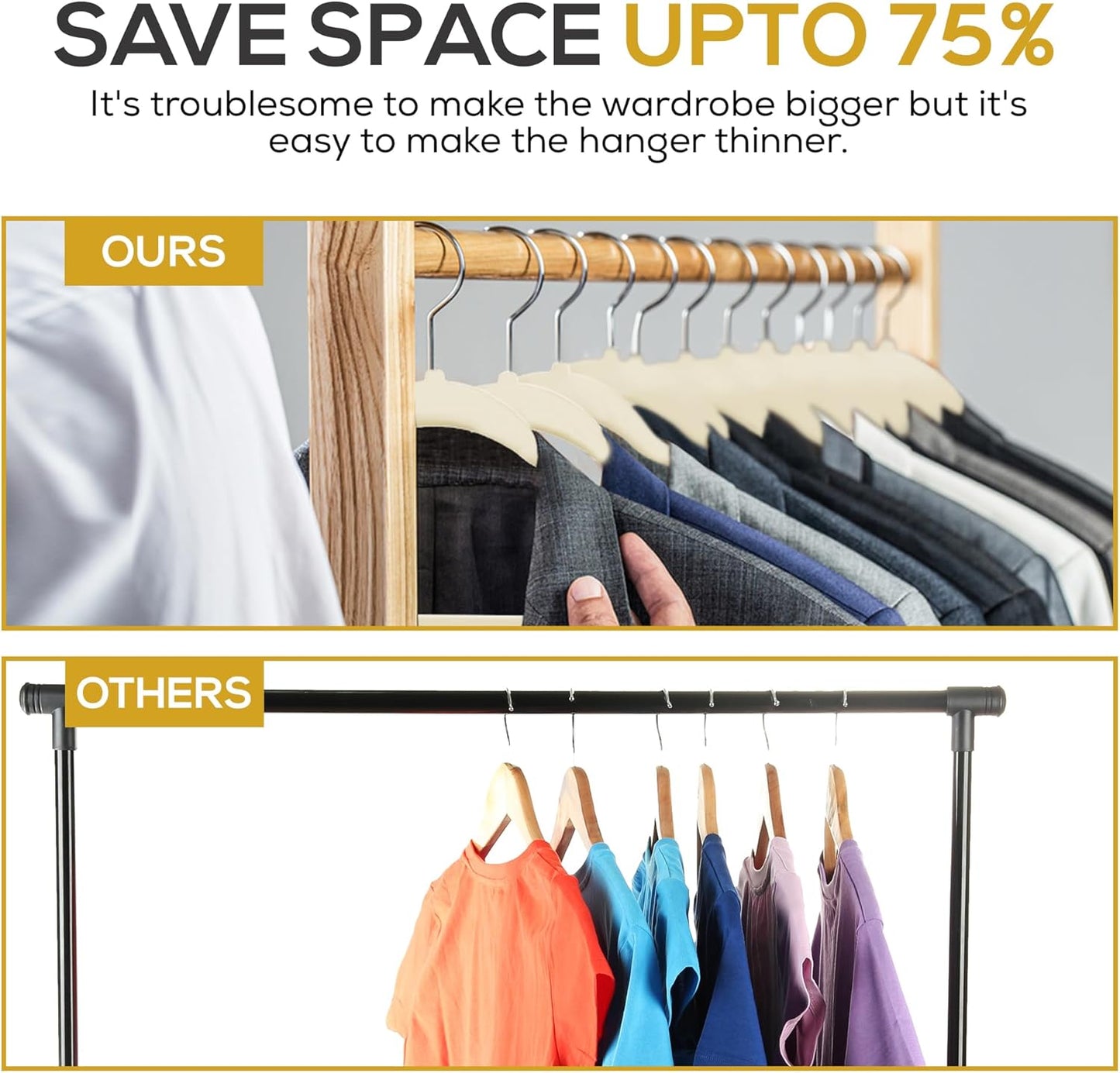 Premium Velvet Hangers 30 Pack Ultra Thin Non Slip Adult Felt Space Saving Suit Hanger for Closet Heavy Duty Coat Pants Jackets Dress Hangers 360° Swivel Hook Hold Upto 10 lbs Ivory