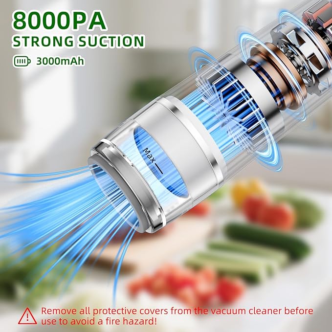 Vacuum Sealer for Food, Handheld Saver Compact Vacuum Sealer Machine with 30 Reusable Bags for 10X Preservation & Fresh