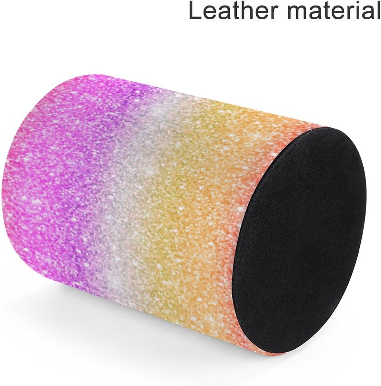 Glitter Pen Holder Pencil Organizer Cute Pencil Cup Desk Decor Makeup Brush Holder PU Multifunctional Office Suppliesfor Home Classroom School