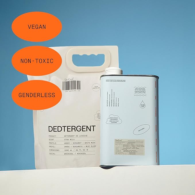 DedCool Liquid Laundry Dedtergent | 05 Spring | Luxurious Fresh Floral Fragrance Detergent | Removes Stains | Infused with Natural Essential Oils | Non-Toxic | 120 Washes | 64 fl oz