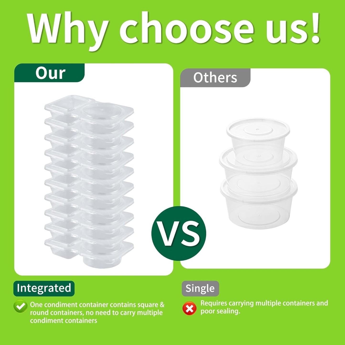 30 Sets 4.5 Oz Reusable Snack Containers Double Compartment Snackle Box Container with Lids - Leak-Proof BPA-Free kids adults Food Storage, Ideal for Kids School Lunches, Meal Prep, Takeout