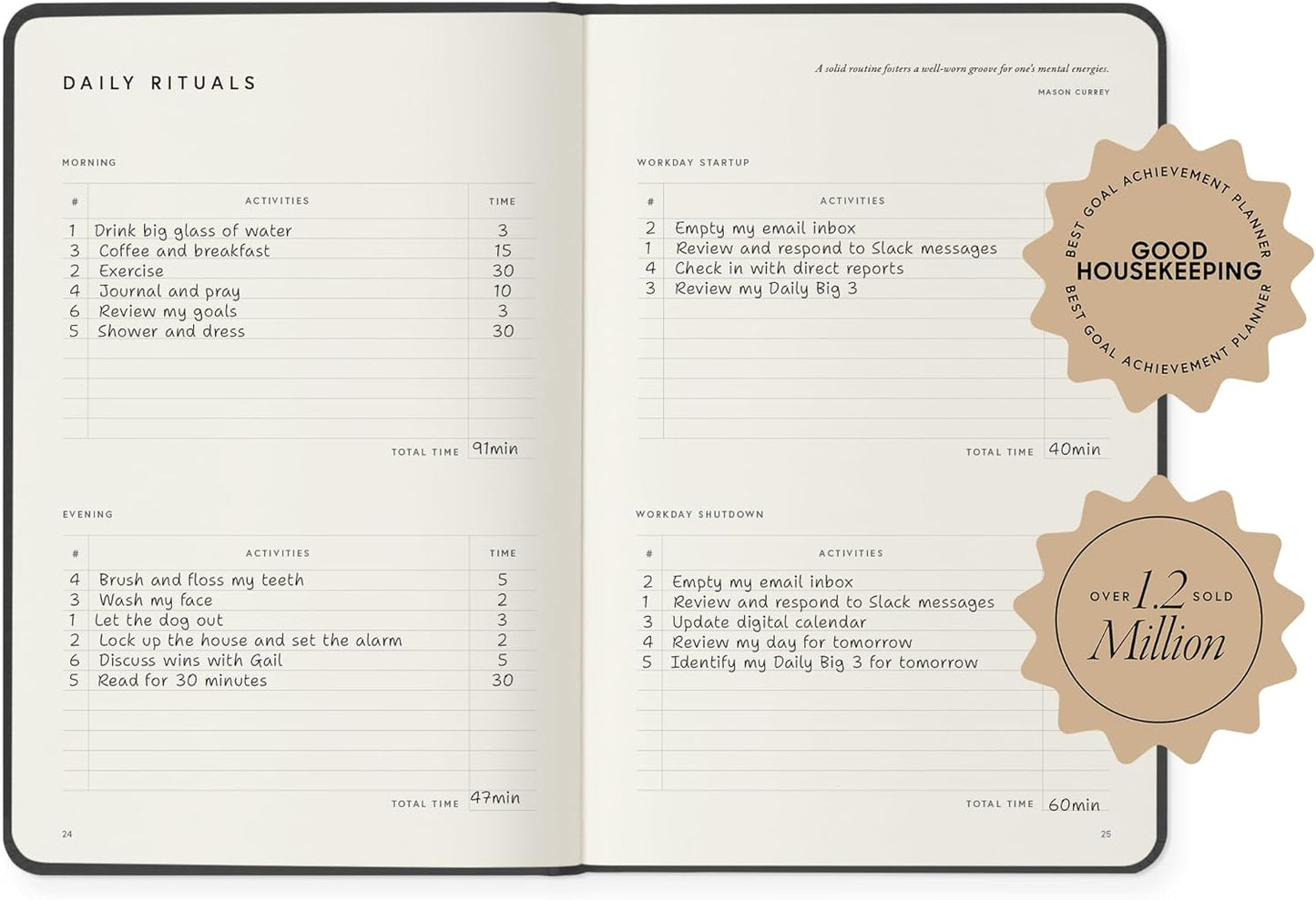 Full Focus Oatmeal Linen Planner by Michael Hyatt - The #1 Daily Planner to Set Annual Goals, Increase Focus, Eliminate Overwhelm, and Achieve Your Biggest Goals - Hardcover