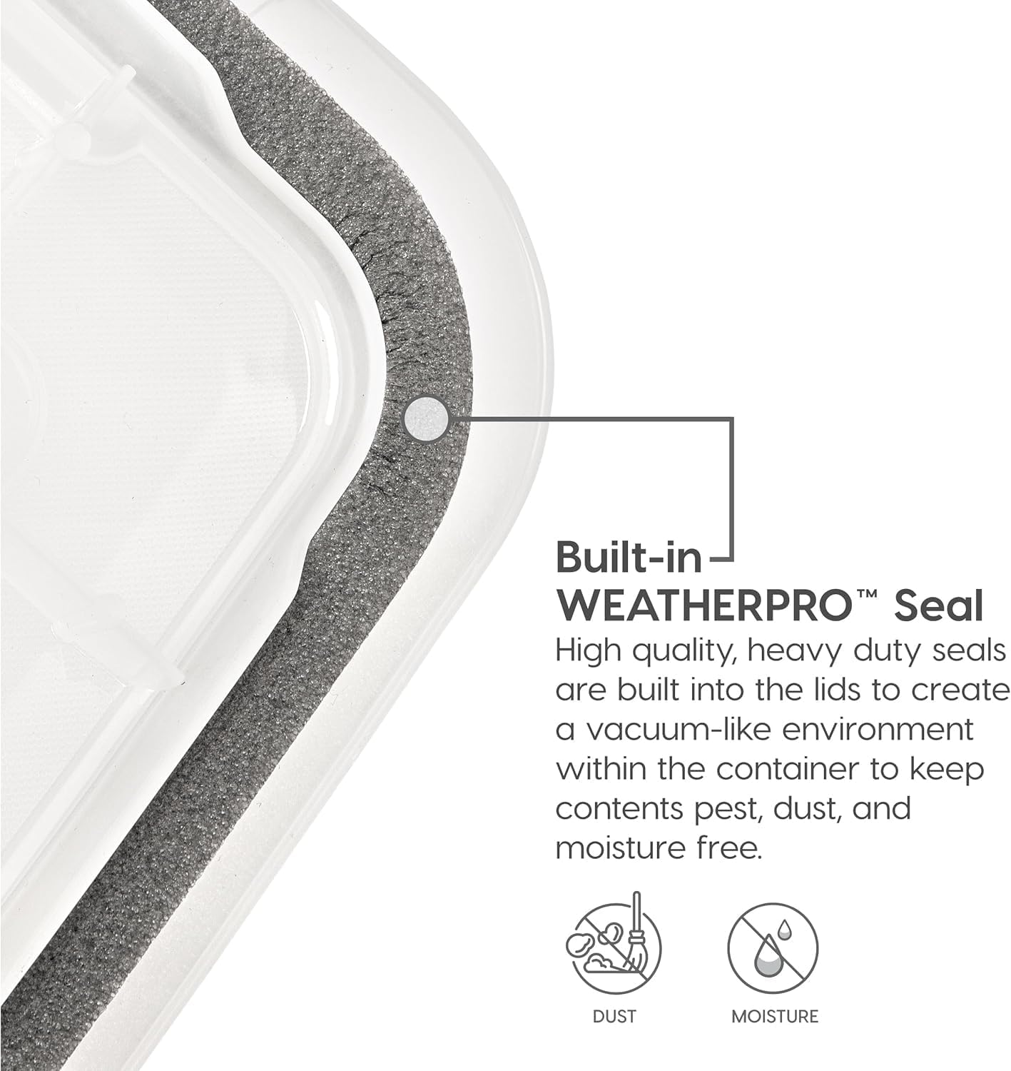 IRIS USA File Box WeatherPro File Organizer Plastic File Box for Letter/Legal File, Water Resistant Document Box, Durable Lid, Seal w/Secure Latching Buckles, Stackable, Nestable, Clear 32 Qt. 4Pack