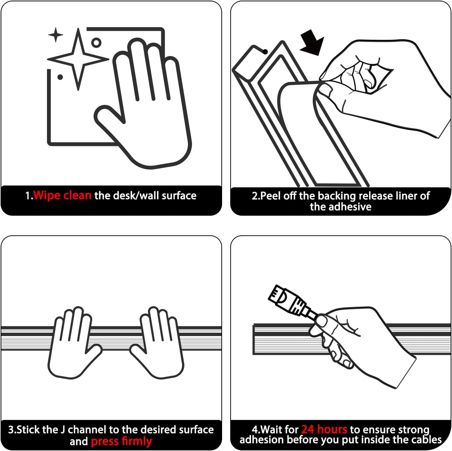 YECAYE 157in Cable Management, Cord Organizer,Easy Install Self-Adhesive Cable Organizer,Cord Management, Desk Wire Holder for Office Organization,Child and Pet Proofing, Beige