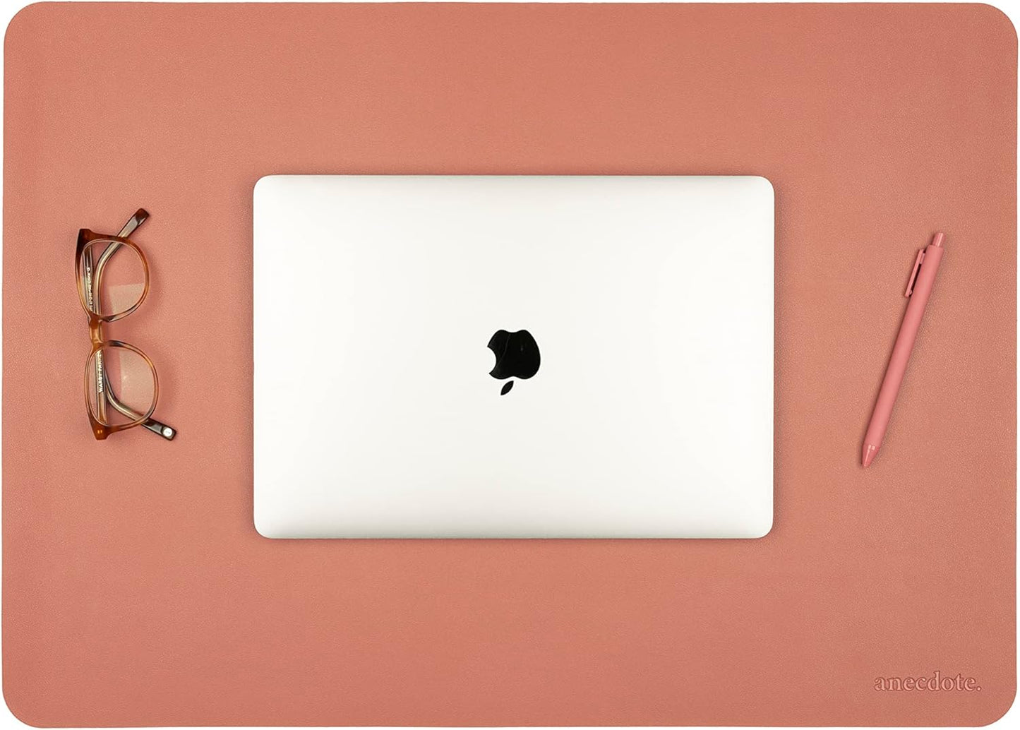 ANECDOTE Vegan Leather Desk Pad - 23.6"x17" Desk Mat for Your Office. This Quality Large Mouse Pad has Chic Elegance, Professional Look & Satisfying Touch - The Perfect Leather Mouse Pad for You!