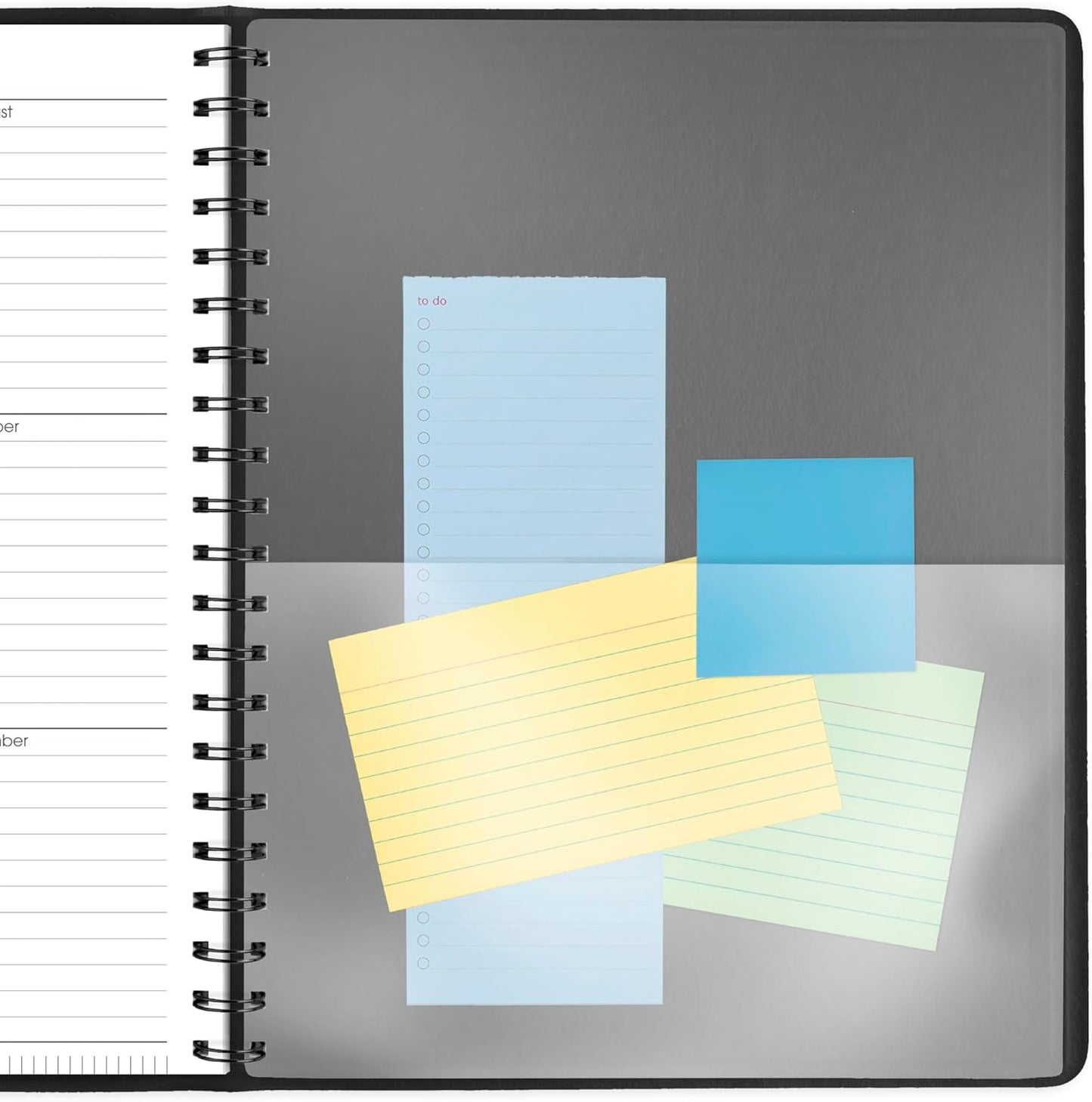 AT-A-GLANCE 2026 Appointment Book Planner, Daily, 8-1/2" x 11", Large, Eight Person Group, Two-Volume Set, Black (702120526)