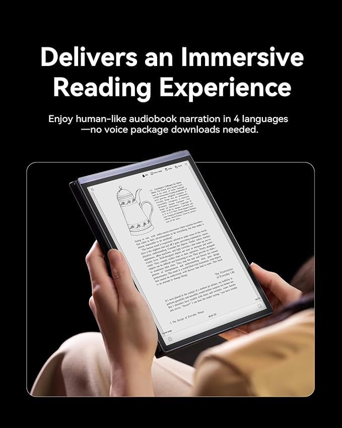 iFLYTEK AINOTE Air 2 Bundle with Black Folio Case, 8.2-inch AI Paper Tablet Writing Tablet, Digital Notebook with Pen, Voice-to-Text Transcription, Multi-Languages Chatgpt Support