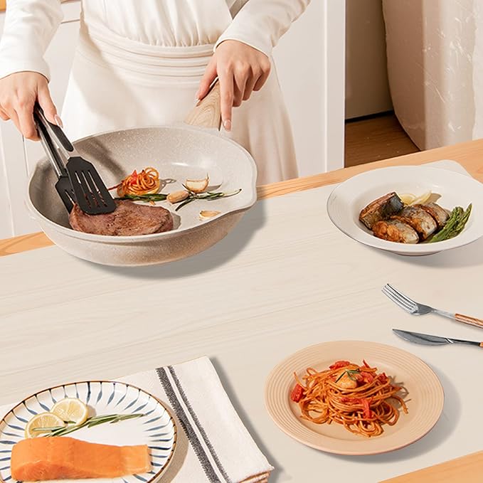 Ewen 27.6x19.5in 2mm Silicone Mats for Kitchen Counter, Thick Large Heat Resistant Non-Stick Silicone Placemat, Nonslip Workbench Mat Countertop Protector for Desk Crafts Air Fryer Pastry Translucent