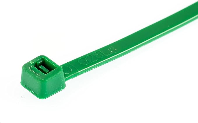 GTSE 12 Inch Green Zip Ties, 100 Pack, 40lb Strength, UV Resistant Long Nylon Cable Ties, Self-Locking 12" Tie Wraps