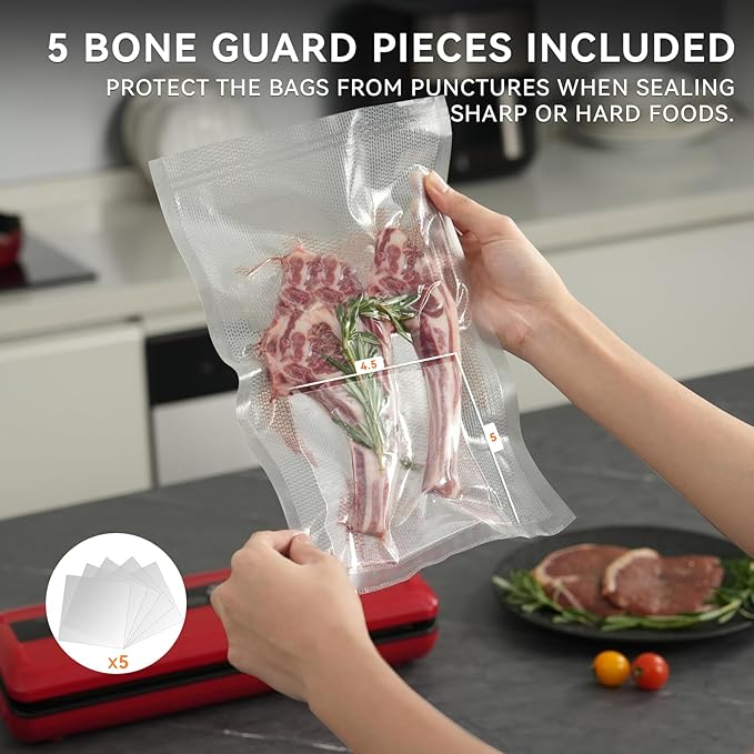 11" x 50' Vacuum Sealer Rolls, 2 Pack-Ideal for Food Storage, Sous Vide, and Meal Prep, Keep Food Fresh and Nutrients, Wevac Lite