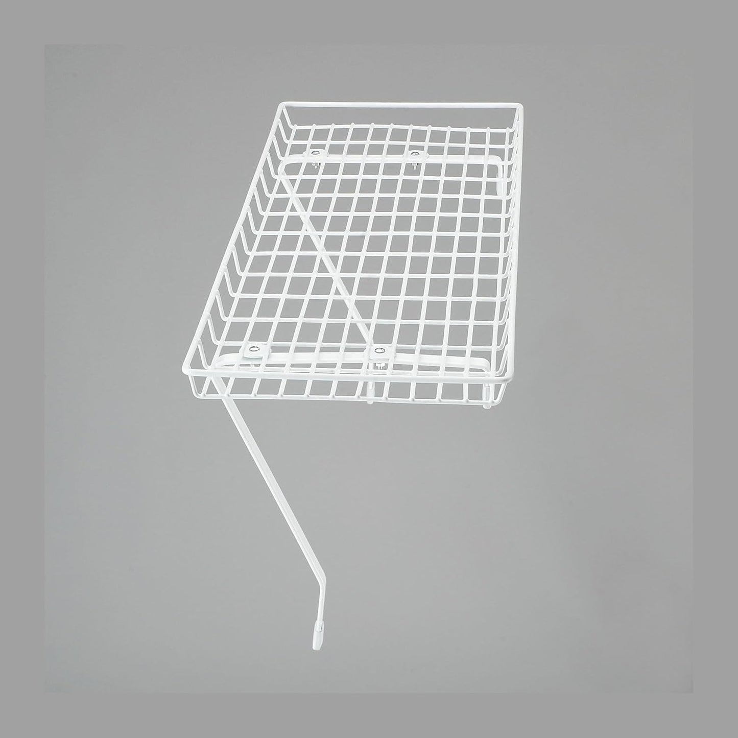 Household Essentials 05100 Rear Display Over-The-Washer Storage Shelf | Organize and Store Laundry Room Supplies | White