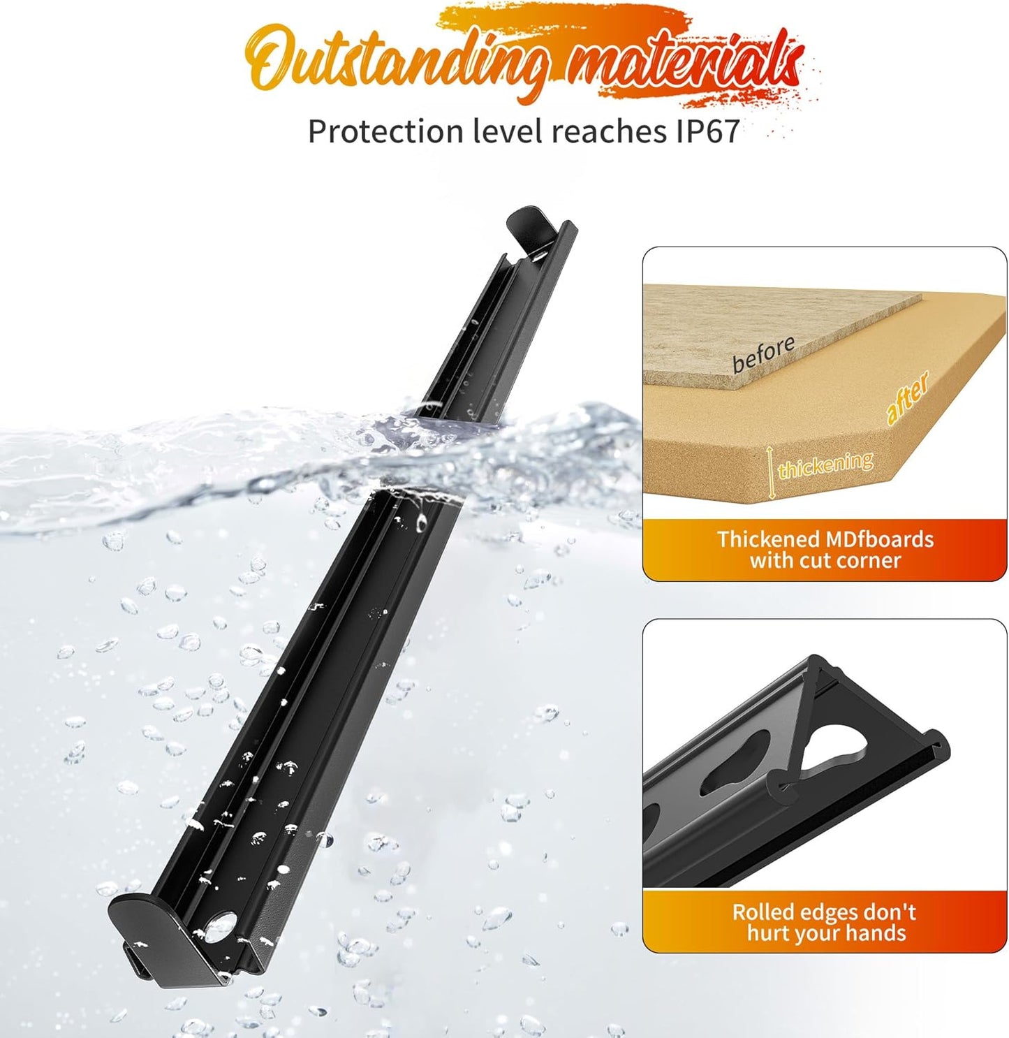 REIBII 48" W Garage Shelving 3020LBS Storage Shelves 5 Tier Heavy Duty Shelving Adjustable Garage Shelves for Basement, Warehouse, Commercial, Easy Assemble, 48" W x 72" H x 24" D