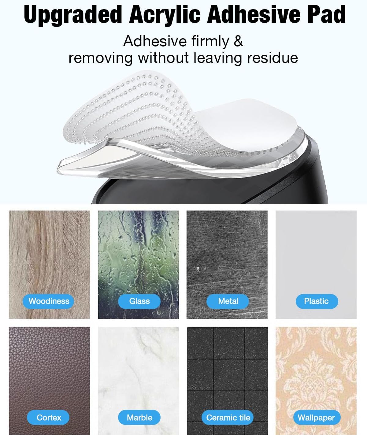 Generic 8 Pack Magnetic Cable Clips, Adjustable Magnetic Cord Organizer, Adhesive Magnetic Cord Holder for Desk, Home, Office, Car, Nightstand