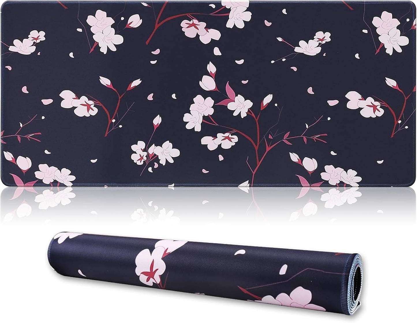 XXL Gaming Mouse Pad 35.4x15.7 Professional Large Mouse Pad & Computer Game Mouse Mat-90x40 Blackhua