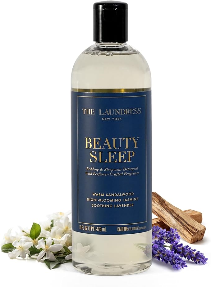 The Laundress Beauty Sleep Luxury Laundry Detergent, Bedding & Sleepwear Concentrated Enzyme Bio-Based Formula, Lavender & Sandalwood Fragrance Blend, Stain Remover, 16 Oz, 15 Loads
