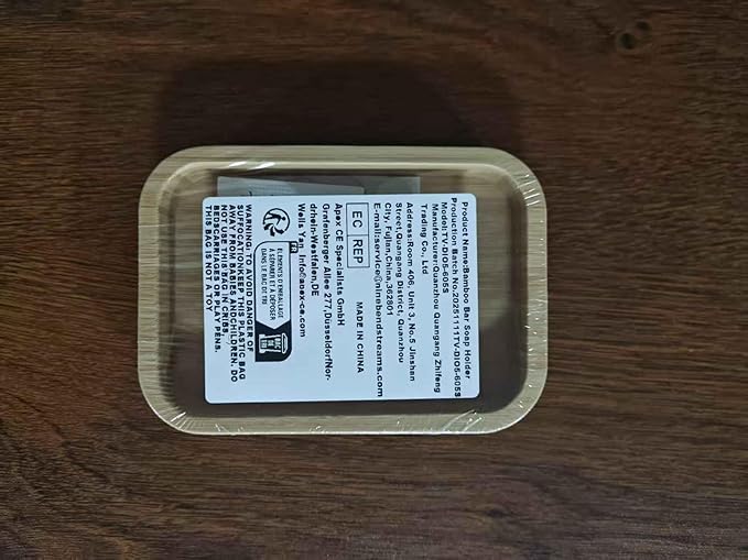 Bamboo Bar Soap Holder Wooden Soap Dish for Shower Bathroom Kitchen with Self Draining Tray