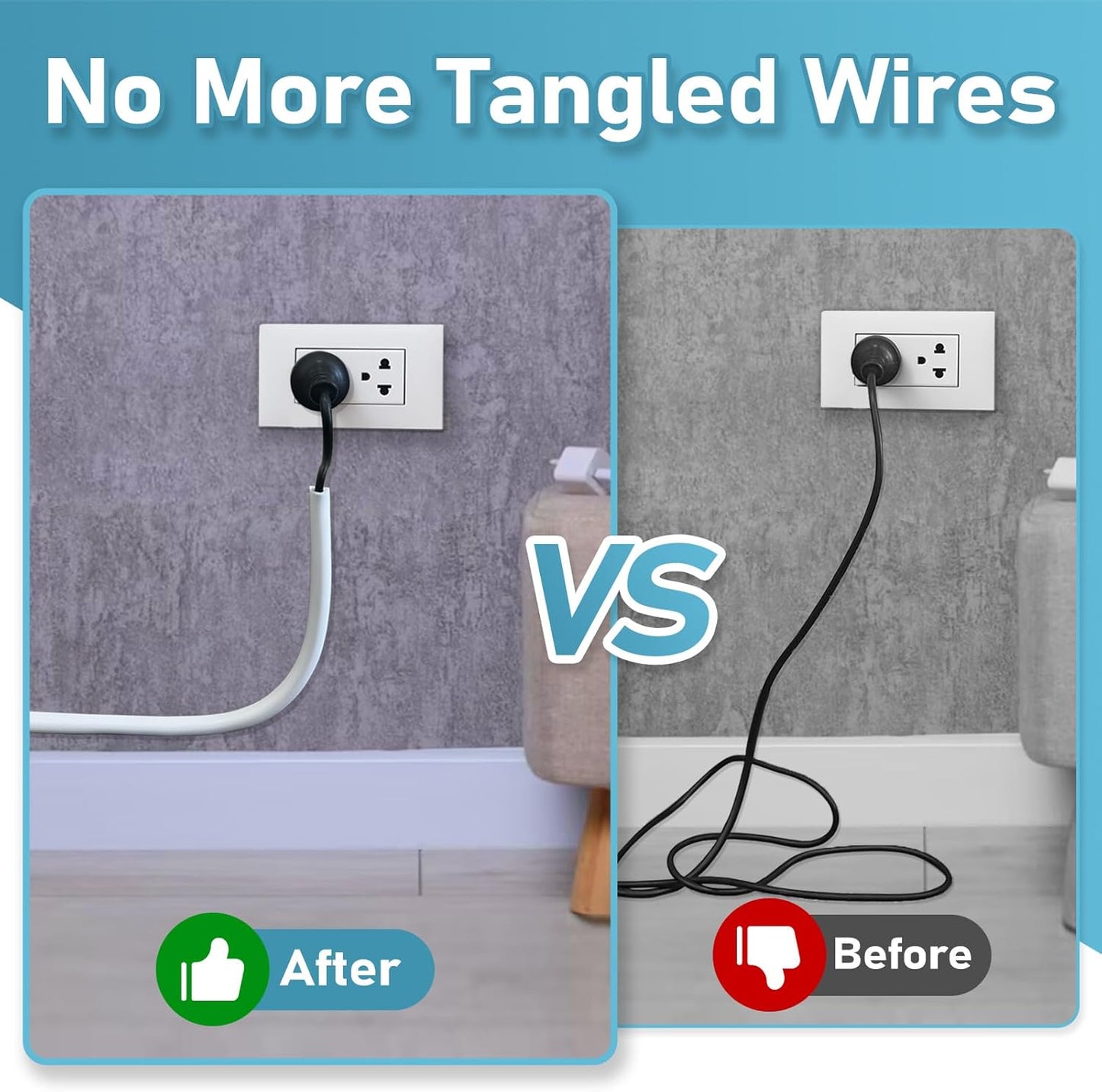 39" Wall Cord Hider, Self Adhesive Silicone Cord Covers for Wires On Wall, Cord Hider for Wall Mount TV, Flexible Cable Cover Raceway Kit for 1 Wire, White (0.59" W x 0.39" H)