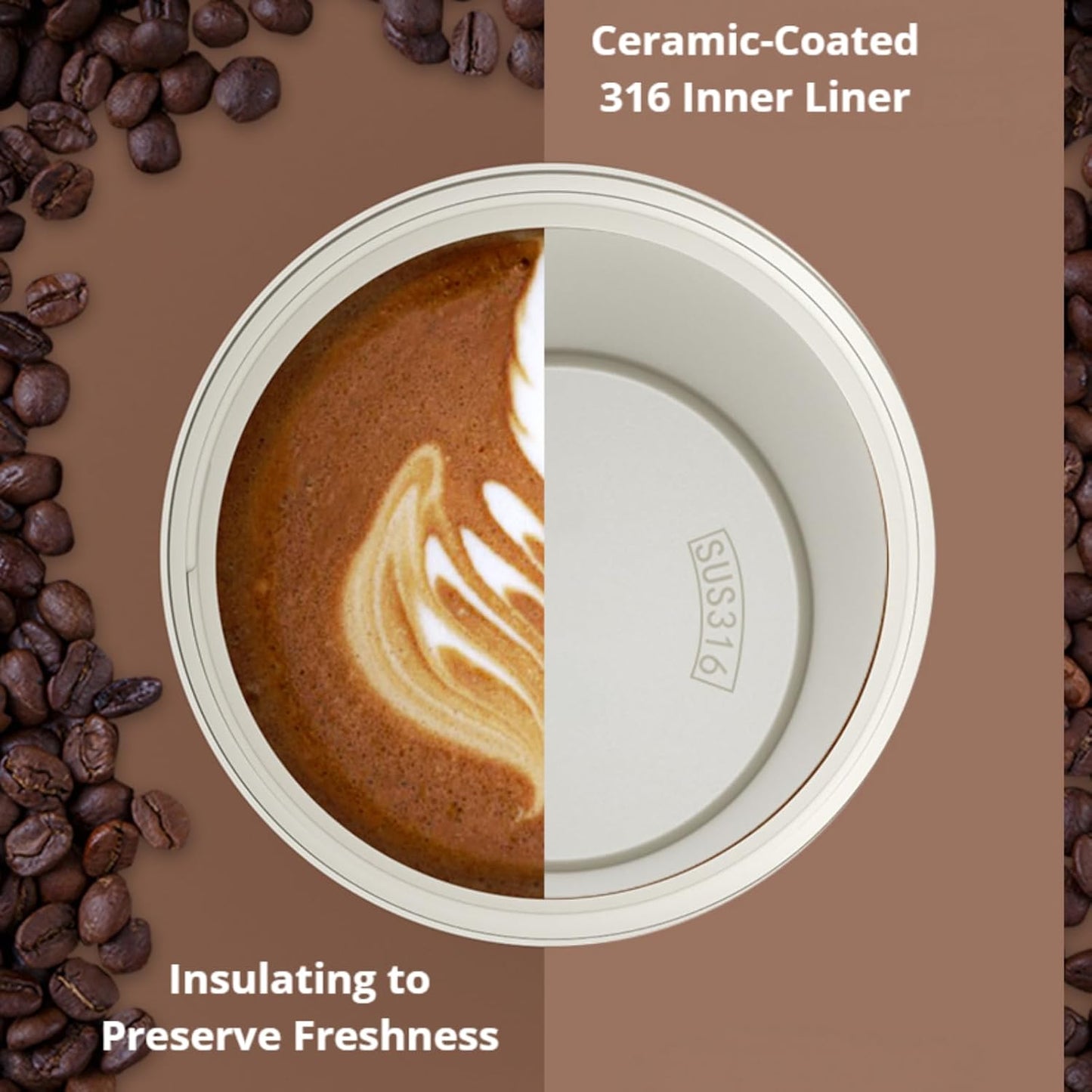 18 oz Insulated Coffee Mug with Straw and Lid, Durable Stainless Steel Coffee Cups with Strap, Reusable Iced&Hot Coffee Tumbler,Portable Coffee Travel Mug for Car, Camping(Retro Red)